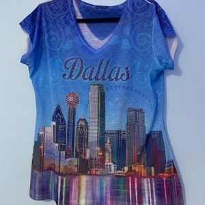 Purchased in Dallas, Texas, XL, rhinestone detail.